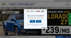 Desktop Screenshot of foxchevrolet.com